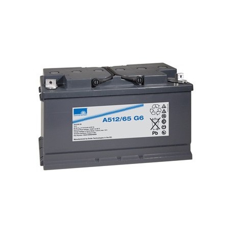 Batterie A512/65G6 EXIDE Sonnenschein - Dryfit A500 - G6 - Gel - 12V - 65Ah