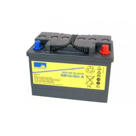 Batterie SB12/60A - EXIDE SOLAR - Plomb solaire - 12V - 60Ah