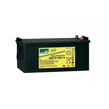 Batterie SB12/185A - EXIDE SOLAR - Plomb solaire - 12V - 185Ah