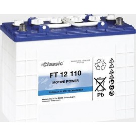 Batterie FT12-110C - EXIDE - TUDOR - Plomb - 12V - 110Ah