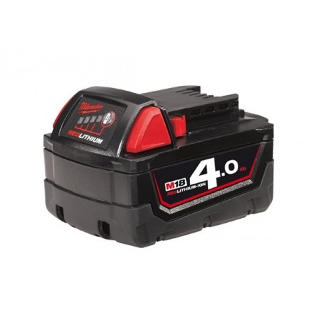 Batterie Milwaukee M18B4 Red - Lithium-ion - 18V - 4.0Ah