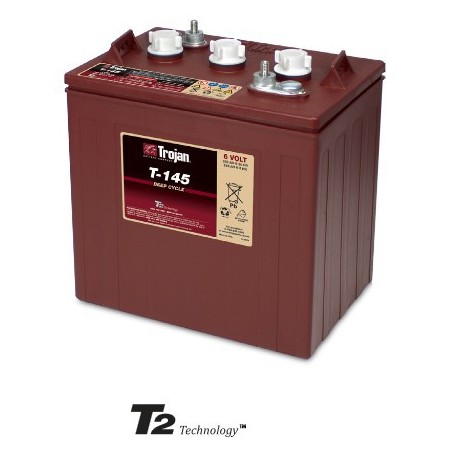 Batterie T145 ex CR245 TROJAN - DEEP CYCLE ACIDE - 6V - 260Ah