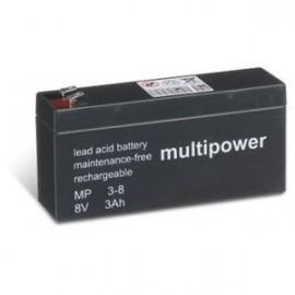 Multipower 8V - 3Ah - MP3-8 - compatible Dryfit A200 - A208/2.5 S