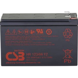 Batterie plomb étanche CSB HR 1234W F2 - 12V - 8.4Ah