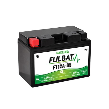 Batterie moto FULBAT FT12A-BS - GEL - 12V - 10.5Ah