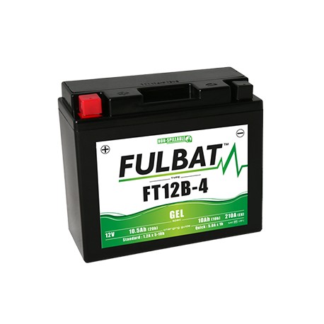 Batterie moto FULBAT FT12B-4/ YT12B-BS - GEL - 12V - 10.5Ah