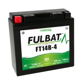 Batterie moto FULBAT FT14B-4 - GEL - 12V - 12.6Ah