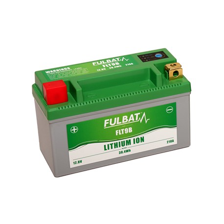 Batterie moto FULBAT FLT9B - LITHIUM-ION - 12V - 3Ah (Capacité 8Ah)