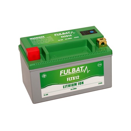 Batterie moto FULBAT FLTX12 - LITHIUM-ION - 12V - 3.5Ah (Capacité 10.5Ah)
