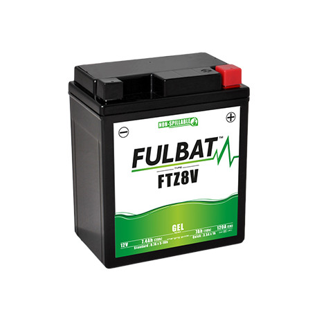 Batterie moto FULBAT FTZ8V - GEL - 12V - 7.4Ah
