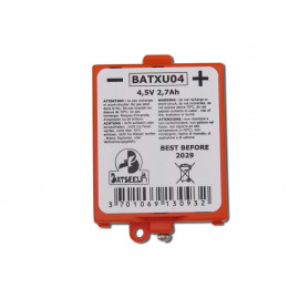 Pile Alarme BATSECUR BATXU04 - Compatible DAITEM/ LOGISTY RXU04X - Alcaline - 3.6V - 2,7Ah