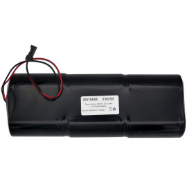 Pack piles Alarme 6LR20 Compatible NOXALARM - Alcaline - 9V - 18Ah + Connecteur Noir