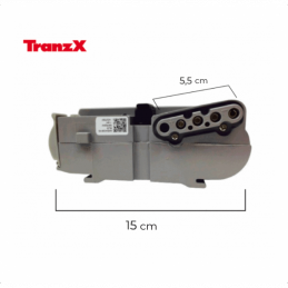Batterie pour vélo électrique - TRANZX - BL03 grise - Lithium-ion - 36V - 11Ah - 5 Broches (XLR)