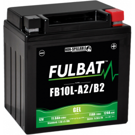 Batterie moto FULBAT FB10L-A2/B2 - GEL - 12V - 11.6Ah